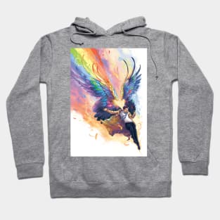 Rainbow Angel Hoodie